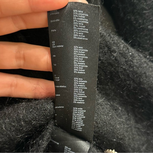 Maje | Embellished Black Cardigan Size 2‎ - Picture 13 of 15